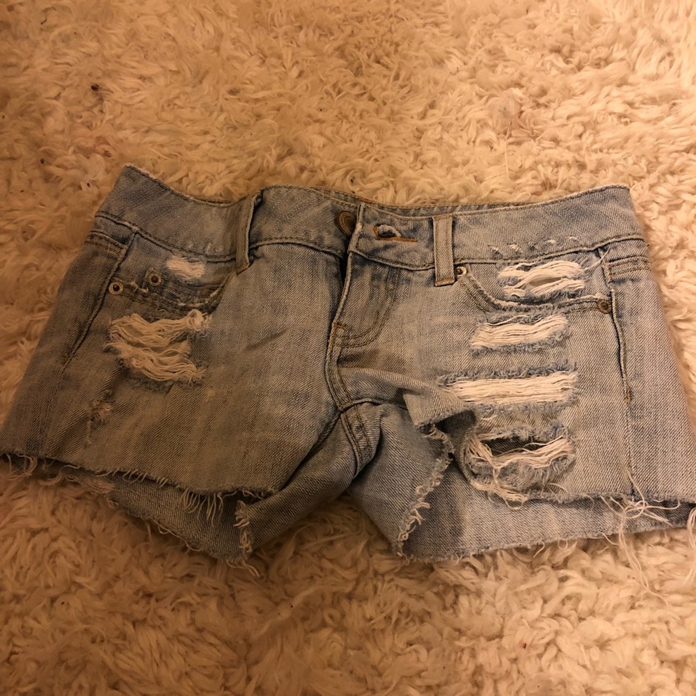 Denim shorts